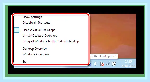 Windows несколько рабочих столов