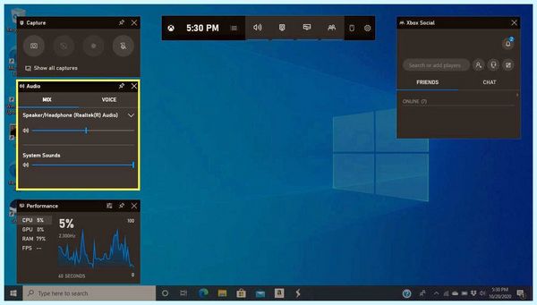 Game bar windows 10