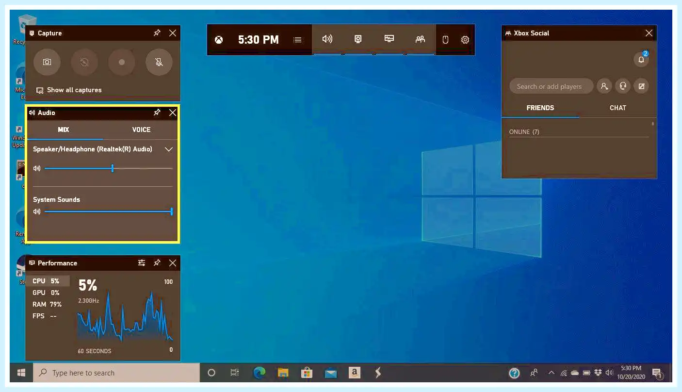 Game bar windows 10