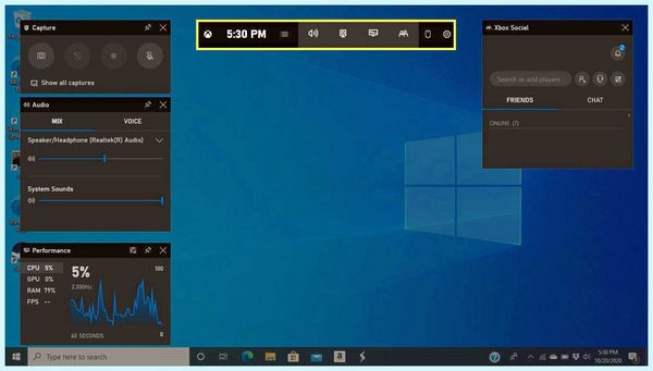 Game bar windows 10