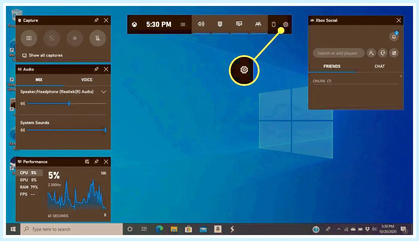 Game bar windows 10