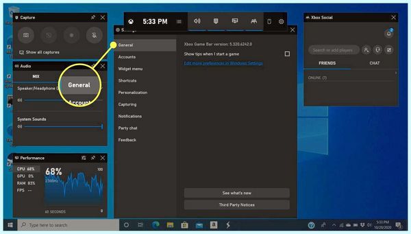 Game bar windows 10