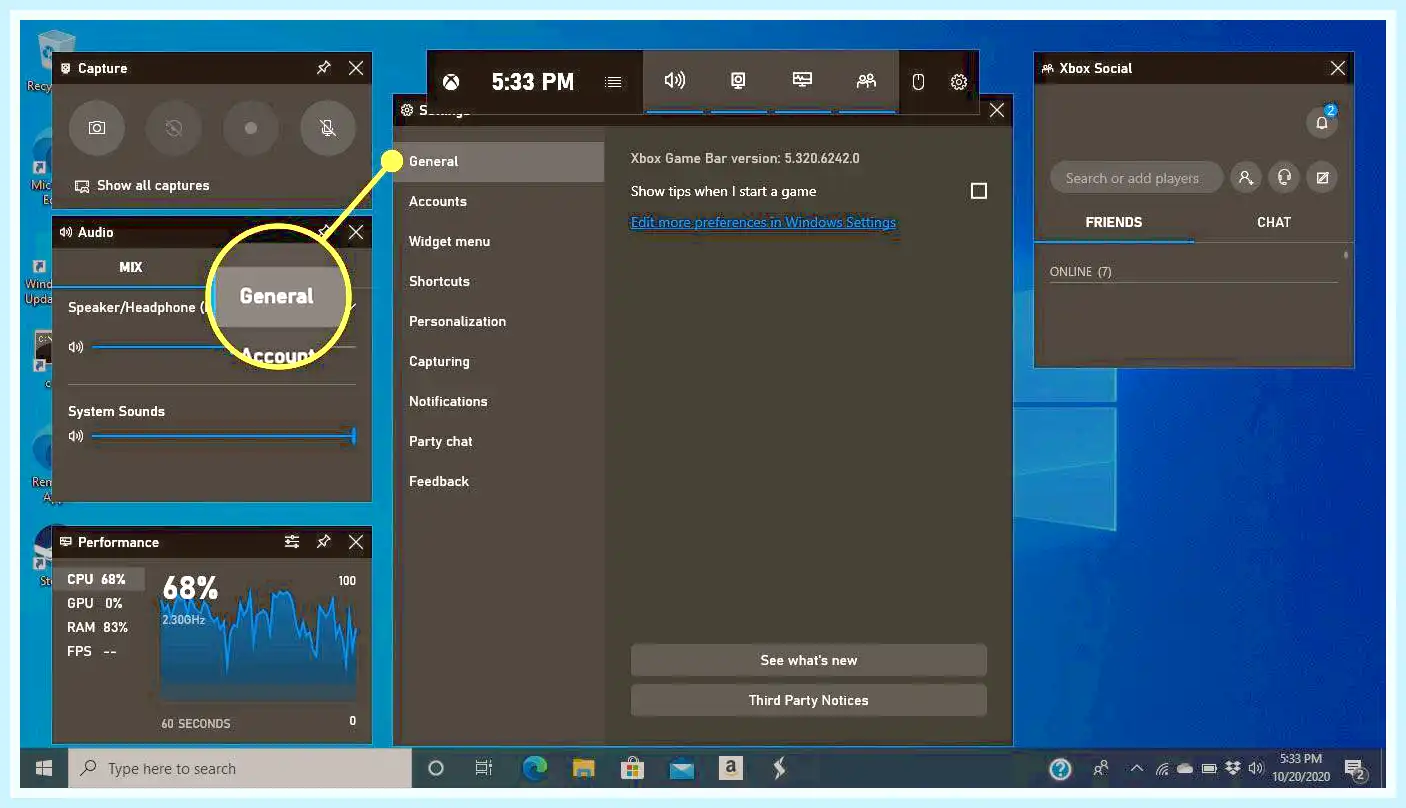 Game bar windows 10