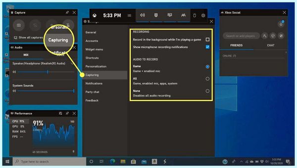 Game bar windows 10