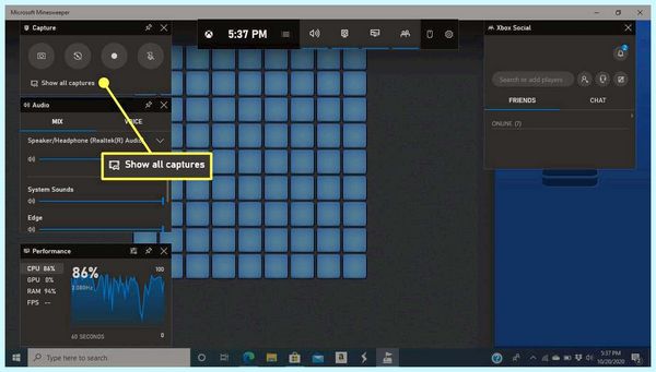 Game bar windows 10