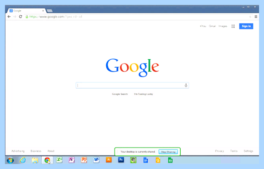 Google на рабочий стол