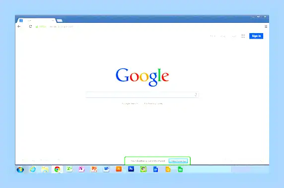 Google на рабочий стол