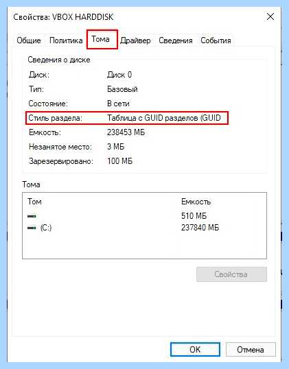 Gpt при установке windows 10 на ssd
