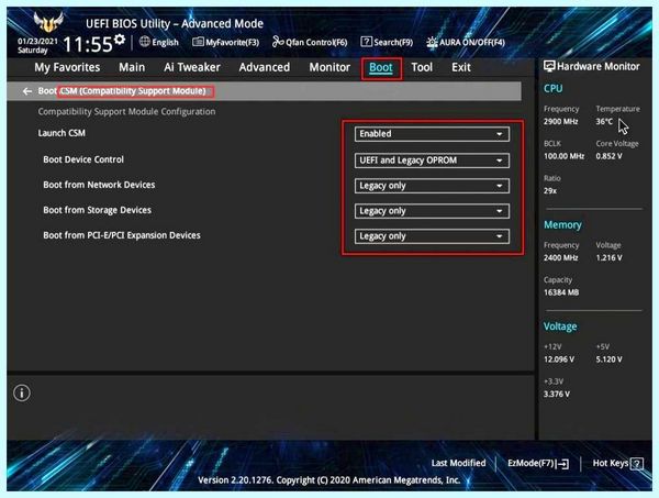 Gpt при установке windows 10 на ssd
