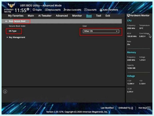 Gpt при установке windows 10 на ssd