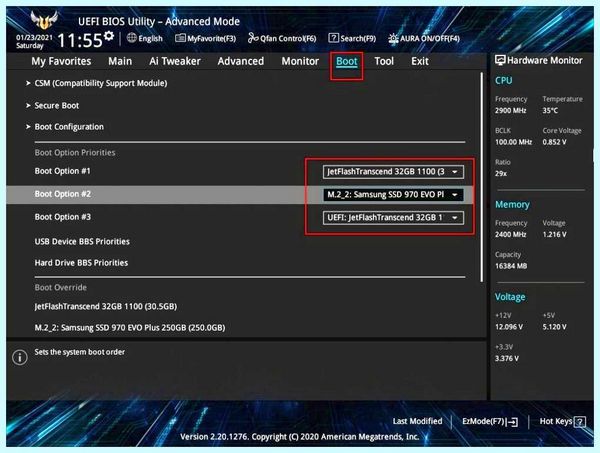 Gpt при установке windows 10 на ssd