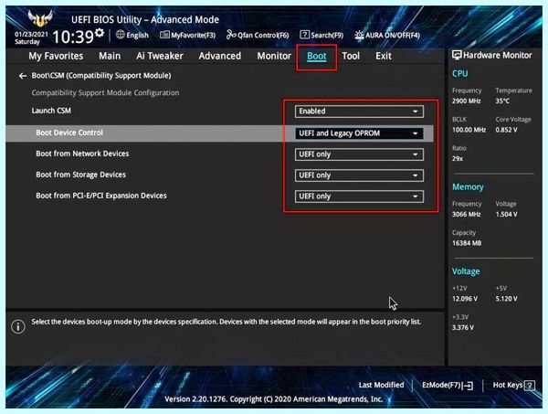 Gpt при установке windows 10 на ssd