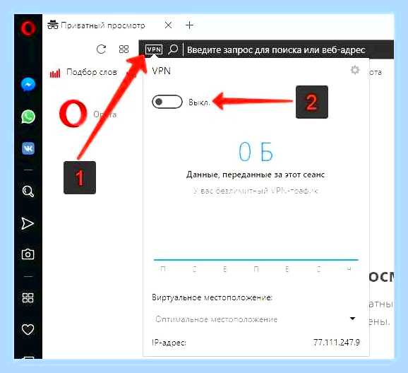 Випиэн для яндекса