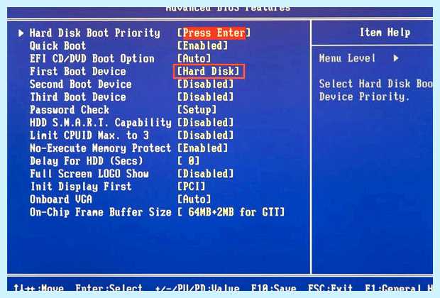 Windows через флешку