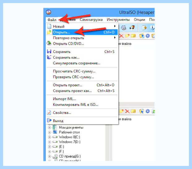 Windows с флешки