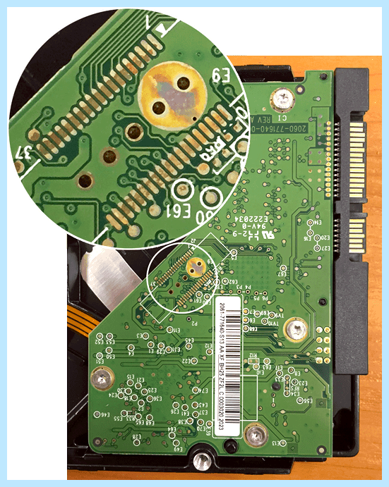 Hdd щелкает и не определяется