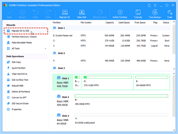 Hdd to ssd