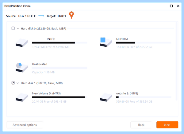 Hdd to ssd
