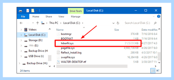 Hiberfil sys windows 10 (hiberfil, windows, отключить гибернацию, гибернацию Windows, файл hiberfil, быстрого запуска) Hiberfil sys windows 10