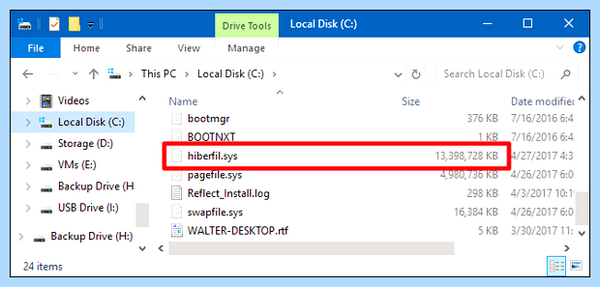Hiberfil windows 10