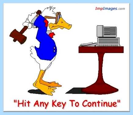 Hit any key