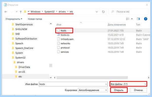 Host в windows 10