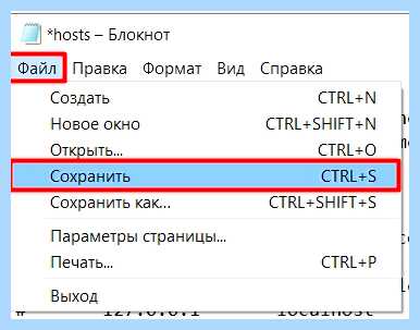 Host в windows 10