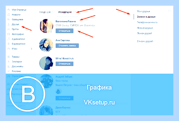 Вк как узнать на кого я подписан