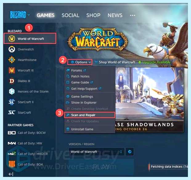 Wows не запускается (wows, запускать, World Warcraft, Driver Easy) Wows не запускается
