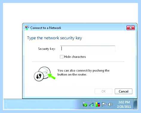 Wps на ноутбуке (ноутбуке, Wi-Fi сети, кнопку маршрутизаторе, подключиться Wi-Fi, нажав кнопку) Wps на ноутбуке
