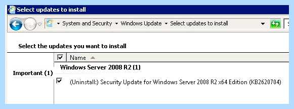 Wusa exe uninstall kb 971033 (wusa, uninstall, 971033, uninstall 2693643, обновление Windows) Wusa exe uninstall kb 971033