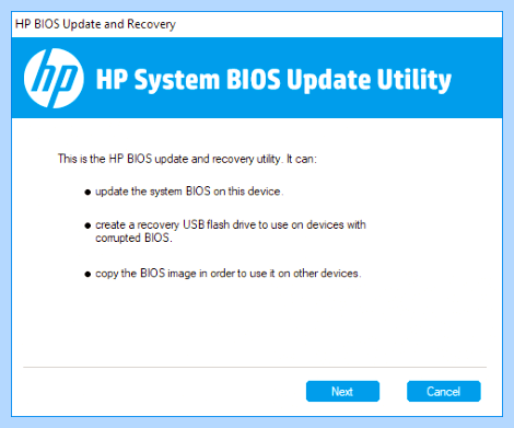 Hp boot menu
