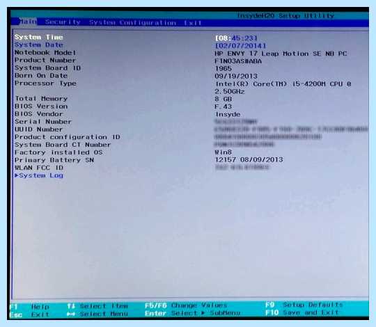 Hp envy bios (envy, bios, операционной системы, вход БИОС, ноутбуке Envy, Envy вход) Hp envy bios
