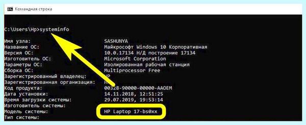 Hp где посмотреть модель