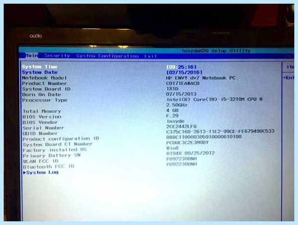 Hp не видит hdd