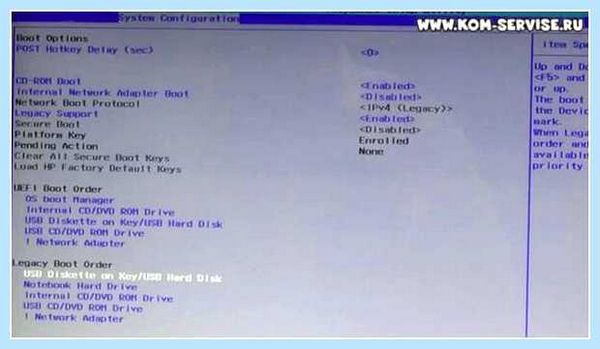 Hp pavilion 15 bios