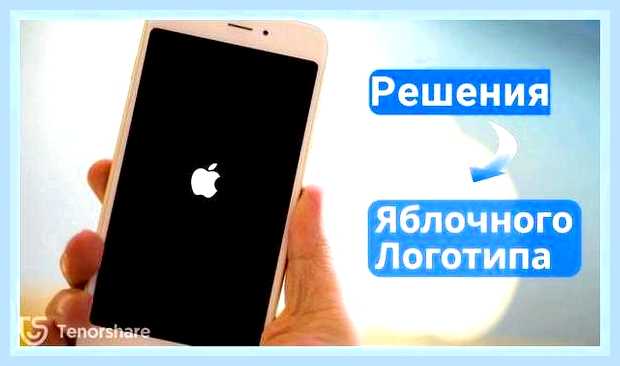 Включаю айфон горит яблоко и не включается