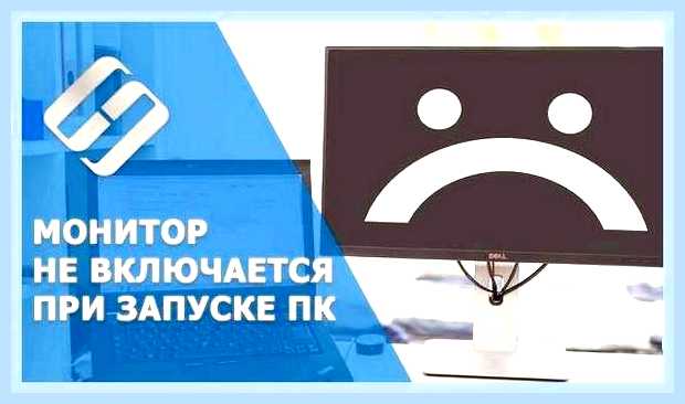 Включаю системный блок а монитор не реагирует