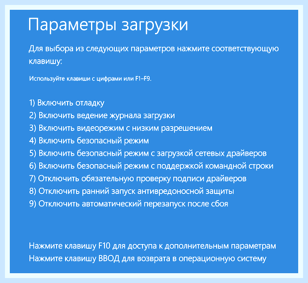 Включить безопасный режим с поддержкой командной строки