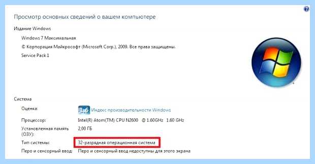 X64 разрядная система