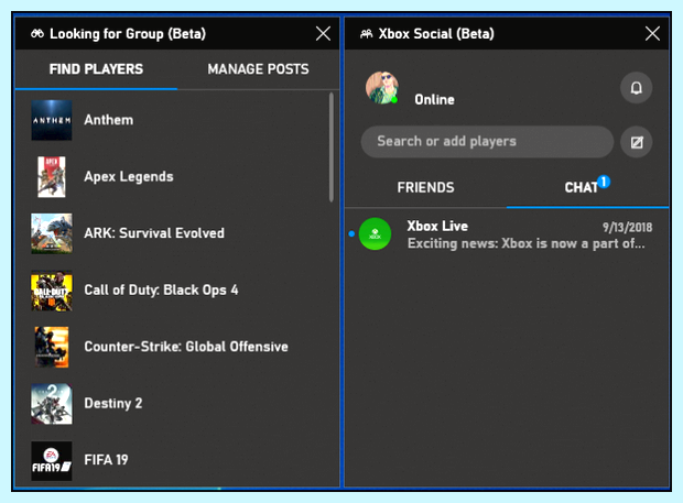Xbox game bar windows 10
