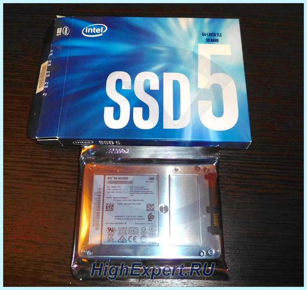 Hp установка ssd