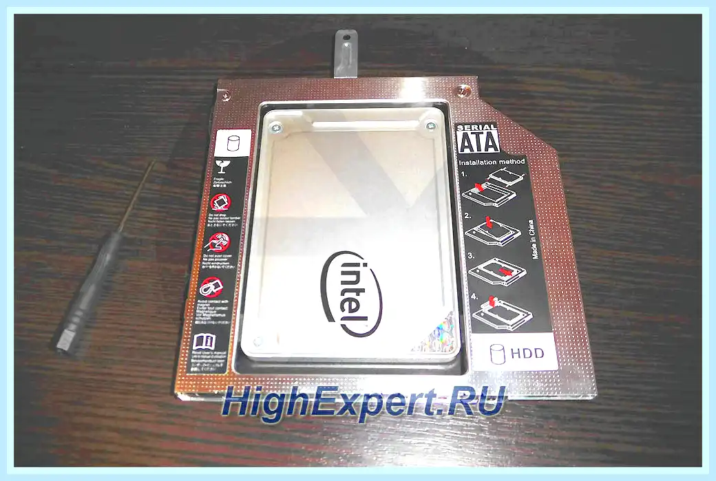 Hp установка ssd