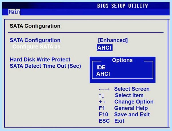 Ide в биосе что это (биосе, SATA mode, Disc Device, нужно включать) Ide в биосе что это