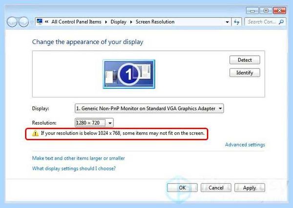 Input not supported монитор
