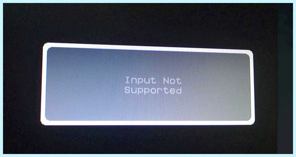 Input not supported