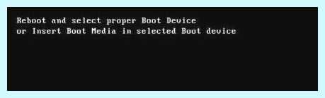 Insert boot and press any key