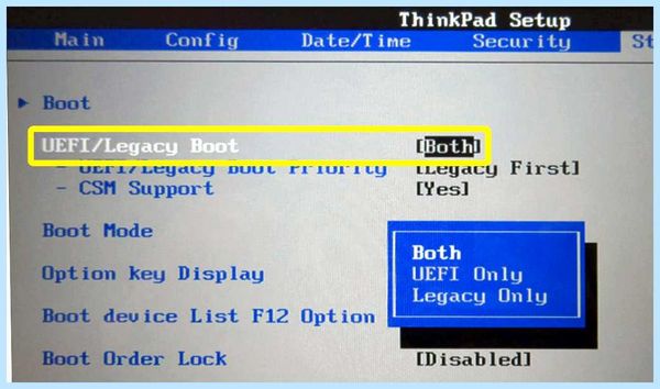 Insert boot and press any key