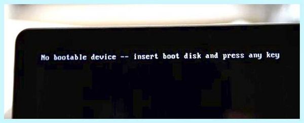 Insert boot and press any key