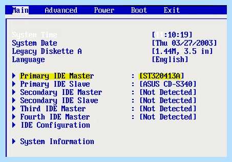 Insert boot and press any key